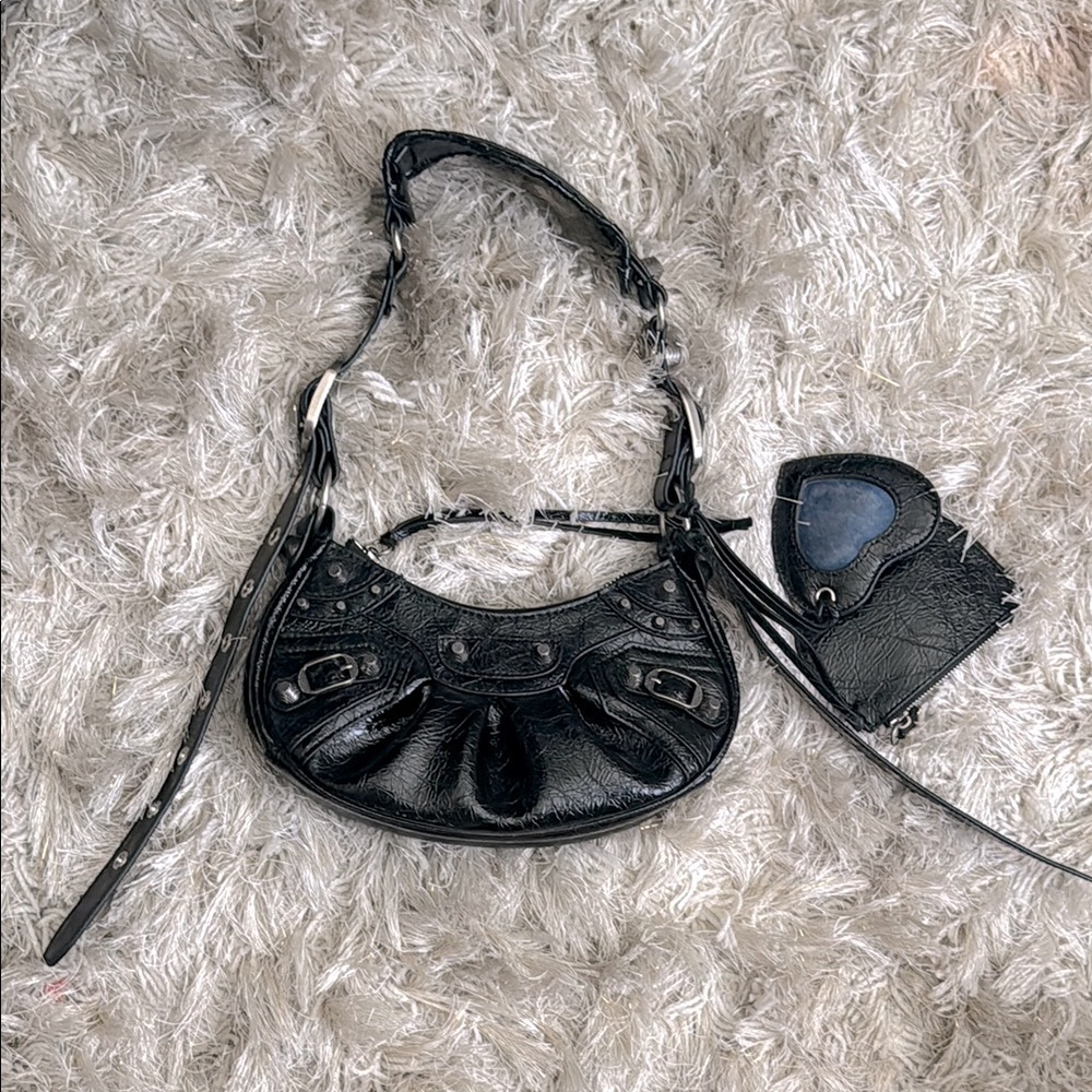 Black Leather Women's Bag